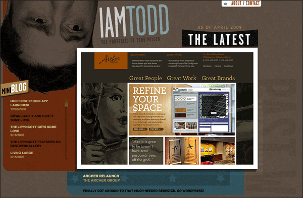 I Am Todd | Vintage / Retro Web Design