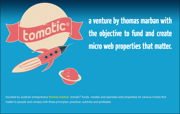 Tomatic | Vintage / Retro Web Design
